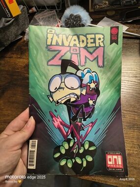 Invader Zim Graphic Comic - Green, Pink & Black Cover